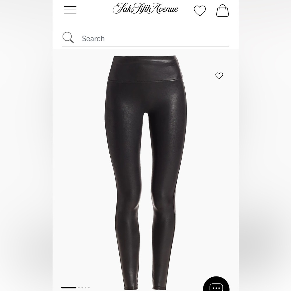 Spanx Faux Leather Leggings